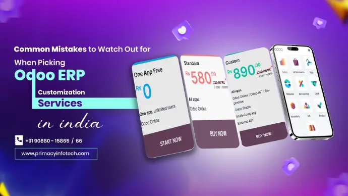 Common Mistakes to Watch Out for When Picking Odoo ERP Customization Services in India Odoo ERP Customization Services in India
